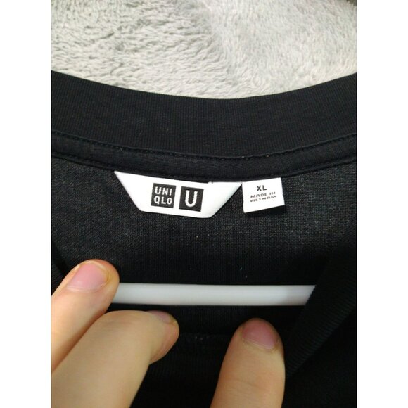 Uniqlo Shirt Mens XL Airism Oversized Short Sleeve Crew Neck Stretch Lot of 2 - Picture 5 of 7